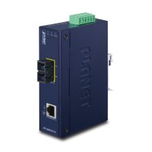 Convertidor de medio PLANET IFT-802TS15 de 100 Mbit/s, 1310 nm monomodo, color azul