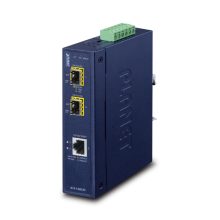 Convertidor de medio PLANET IGT-1205AT con velocidad de 1000 Mbit/s y color azul. SKU IGT-1205AT