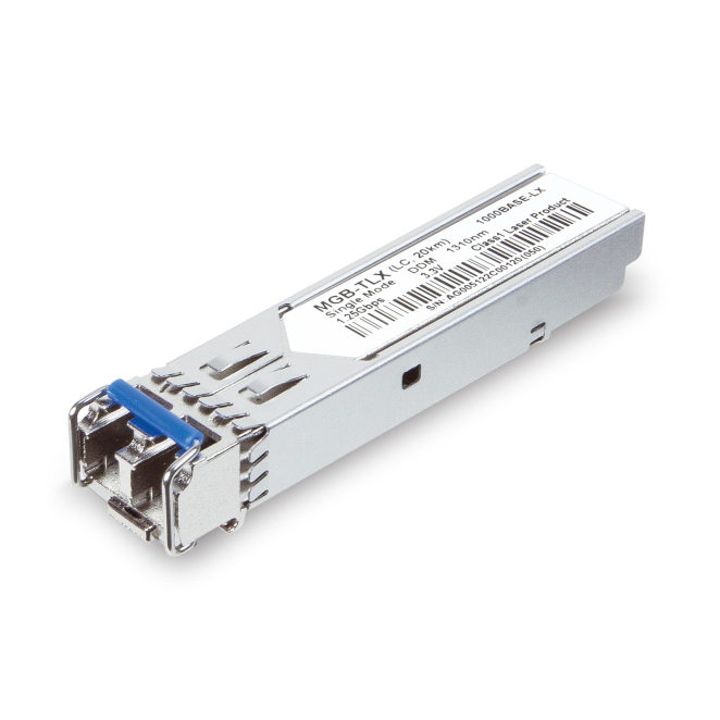 PLANET Transceptor Óptico SFP-Port 1000BASE-LX 1000 Mbit/s PLANET SFP-Port 1000BASE-LX transceptor de fibra óptica 1000 Mbit/s 1310 nm MGB-TLX-10PCS