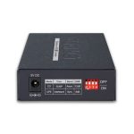 Vista del PLANET VC-231GF, un convertidor de medio de 1000 Mbit/s en color negro, SKU VC-231GF