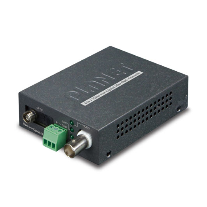 PLANET convertidor de medios VF-102G-KIT con alta velocidad Gigabit Convertidor de medio PLANET VF-102G-KIT de color negro, alta velocidad Gigabit y características avanzadas de redes