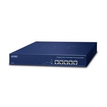 PLANET Enterprise 5-Port router Gigabit Ethernet azul, modelo VR-300, con cinco puertos de alta velocidad.
