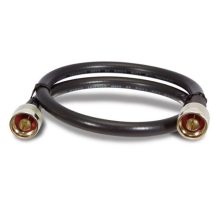 Imagen del cable de señal PLANET de 0,6 metros en color negro, SKU WL-NM-0.6