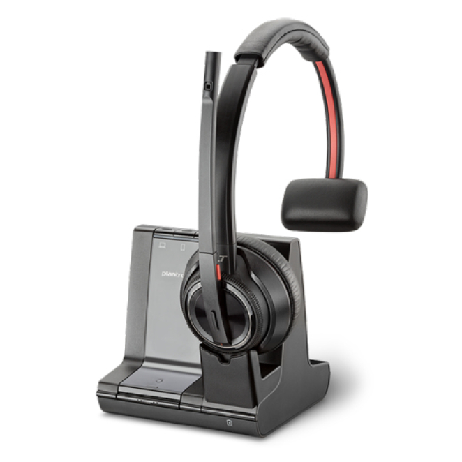 Poly W8210-M, MSFT Auriculares Inalámbrico Diadema Oficina/Centro de llamadas Bluetooth Negro 1 Auriculares Poly W8210-M en oficina