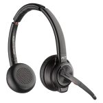 Auriculares Poly Savi 8220 UC certificados para Microsoft Teams con conectividad DECT 1880-1900 MHz y USB-A. SKU: 209214-02