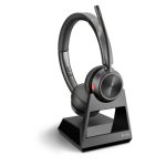 Auriculares inalámbricos Poly 7220 en color negro, ideal para oficina o centro de llamadas. SKU 213020-02.