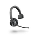Auriculares Poly VOYAGER 4310 UC inalámbricos con diadema, para oficina y centro de llamadas, USB tipo A, Bluetooth, color negro. SKU: 218470-02