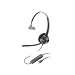 Auriculares monoaurales Poly EncorePro 310 con conexión USB-C, modelo 760Q8AA, perfectos para llamadas claras y cómodas.