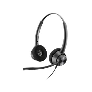 Auriculares Poly EncorePro 320. Auriculares binaurales con desconexión rápida. Modelo SKU 77T26AA.