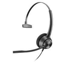 Auriculares monoaurales Poly EncorePro 310 con desconexión rápida, modelo 77T43AA, ideales para llamadas de alta calidad.
