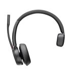 Auriculares Poly Voyager 4310 UC monaural con adaptador BT700 USB-A y base de carga. SKU: 77Y92AA