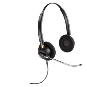 Auriculares Poly binaurales modelo EncorePro 520V con tubo de voz y desconexión rápida, SKU 783P9AA#ABB