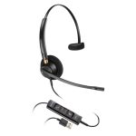 Poly auriculares monoaurales modelo EncorePro 515 con conexión USB-A y certificación para Microsoft Teams. SKU: 783R1AA