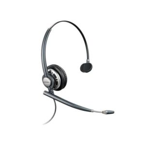 Auriculares Poly HW710, alámbricos, diadema, para oficina y centro de llamadas, en color negro, SKU 78712-102