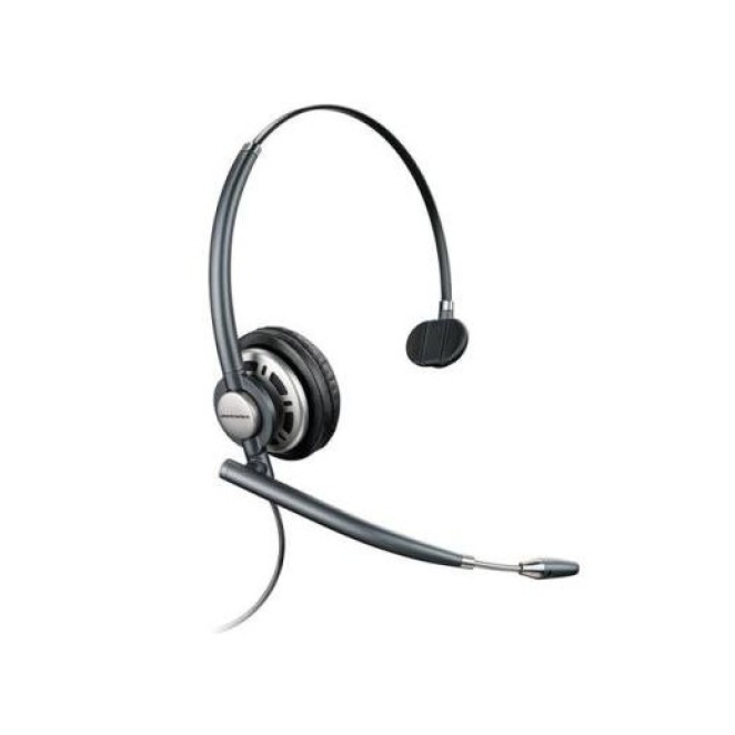 Poly 78712 102 Auriculares Poly HW710, alámbricos, diadema, para oficina y centro de llamadas, en color negro, SKU 78712-102