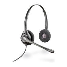 Auriculares biaurales Poly H261N Supraplus con bolsa TAA, ideales para llamadas claras y cómodas, SKU 7S444AA