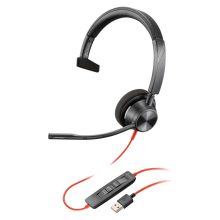 Poly Auriculares monoaurales Blackwire 5210 con conexión USB-A, modelo de alta calidad ideal para llamadas y música. SKU: 80R98AA