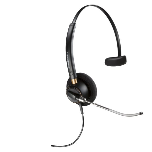 Auriculares monoaurales Poly EncorePro 510V con tubo de voz y desconexión rápida, SKU 89435-02