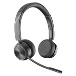 Auriculares binaurales Poly Savi 7220 Office con conexión DECT 1880-1900 MHz, ideales para oficinas. SKU: 8D3G8AA#ABB