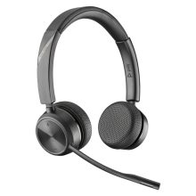 Auriculares binaurales Poly Savi 7220 Office con conexión DECT 1880-1900 MHz, ideales para oficinas. SKU: 8D3G8AA#ABB