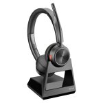 Auriculares binaurales Poly Savi 7220 Office con conexión DECT 1880-1900 MHz, ideales para oficinas. SKU: 8D3G8AA#ABB