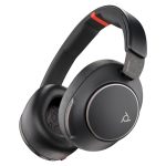 Auriculares Poly modelo Voyager Surround 85 UC con conectividad USB-C, adaptador USB-C/A y base de carga incluidos. SKU: 8G7T7AA
