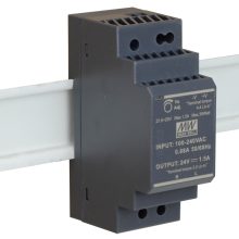 Imagen de la unidad de fuente de alimentación D-Link DIS-H30-24 de 30W en color negro, ideal para alta eficiencia en dispositivos electrónicos