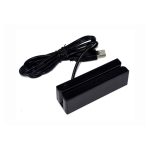 Lector de tarjeta magnética Premier BM-90 con conexión USB, color negro. SKU: BM90MSR3USB