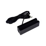 Lector de tarjeta magnética Premier BM-90 con conexión USB, color negro. SKU: BM90MSR3USB