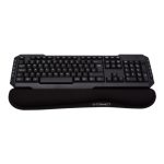 Q-CONNECT descansa muñecas en color negro, fabricado en tela, espuma y caucho modelo KF03684