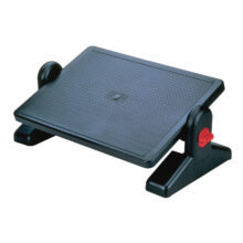 Soporte para el apoyo de pies de la marca Q-CONNECT, ajustable y ergonómico, modelo KF04525, ideal para oficinas