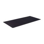 Q-CONNECT KF14447 alfombrilla para ratón negra, ideal para oficina con base antideslizante