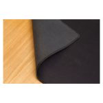 Q-CONNECT KF14447 alfombrilla para ratón negra, ideal para oficina con base antideslizante