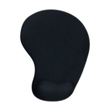 Alfombrilla para ratón Q-CONNECT de color negro, modelo KF17223, con superficie antideslizante.