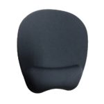 Imagen de alfombrilla para ratón Q-CONNECT KF17230 de color negro con superficie antideslizante y bordes reforzados.