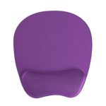 Imagen de la alfombrilla para ratón Violeta de Q-Connect, modelo KF17233, con superficie antideslizante y diseño ergonómico.