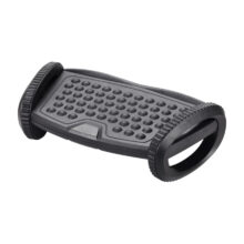 Soporte para el apoyo de pies Q-CONNECT en color negro, modelo ergonómico para oficinas, SKU KF17987