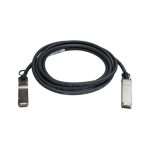 QNAP CAB-NIC40G30M-QSFP Cable de fibra óptica e InfiniBand de 3 metros, QSFP+ negro, SKU CAB-NIC40G30M-QSFP