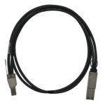 Cable QNAP CAB-SAS05M-8644-8088 Serial Attached SCSI (SAS) de 1 metro en color Negro y Metálico