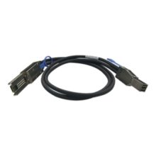 Imagen del cable QNAP SFF-8644/8088 de 1 metro, alta velocidad de transferencia de datos, SKU CAB-SAS10M-8644-8088