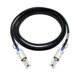 Cable SAS de QNAP modelo ES1640DC EJ1600 de 3 metros en color negro, con conector SFF-8088, SKU CAB-SAS30M-8088