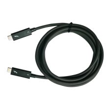 Cable Thunderbolt QNAP de 1,5 metros, velocidad de 40 Gbit/s en color negro, SKU CAB-TBT315M-40G