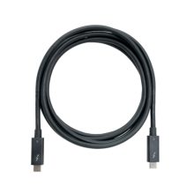 QNAP CAB-TBT4-2M cable Thunderbolt de 40 Gbit/s, color negro y longitud de 2 metros