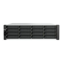 QNAP ES1686dc R2 NAS de bastidor 3U, procesador Intel Xeon D-2123IT, 32 GB DDR4, sin discos, SKU ES1686DC-R2-2123IT-64G, color negro y gris