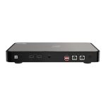QNAP HS-264 NAS de escritorio, procesador Intel Celeron N5105, 8GB de RAM, sin almacenamiento incluido, SKU HS-264-8G, color negro