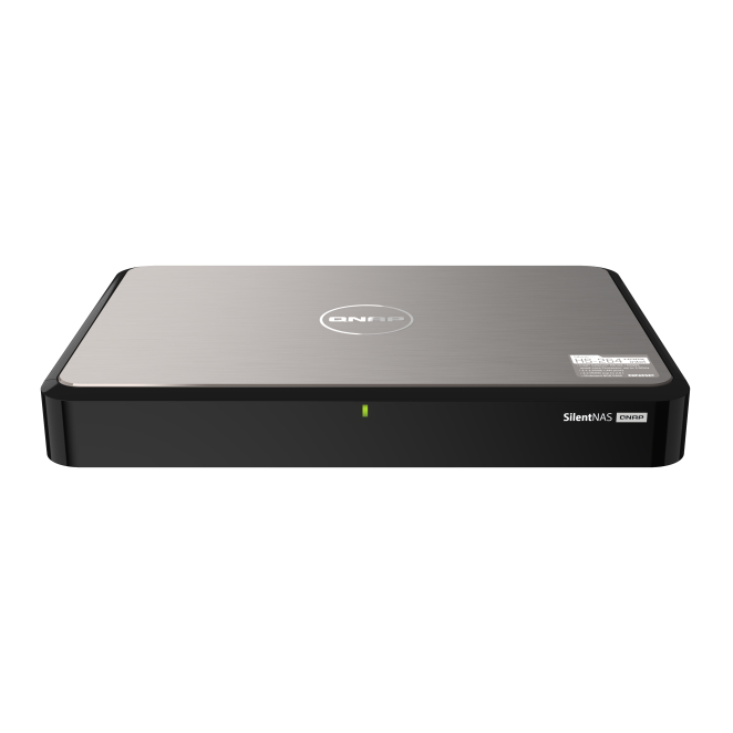QNAP NAS Escritorio HS-264 con Intel Celeron N5105 y 8GB de RAM QNAP HS-264 NAS de escritorio, procesador Intel Celeron N5105, 8GB de RAM, sin almacenamiento incluido, SKU HS-264-8G, color negro