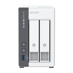 QNAP TS-216G NAS Torre Blanco con procesador Cortex-A55, 4 GB de RAM y 12 TB de capacidad, SKU: K/TS-216G+2XMN10ADA600S