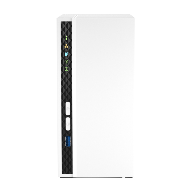 QNAP TS-233 NAS Torre 2 GB 12 TB Unidad de disco QNAP QNAP TS-233 NAS Torre blanco con procesador Cortex-A55, 2 GB de RAM y 12 TB de almacenamiento. SKU: K/TS-233+2XMN10ADA600S