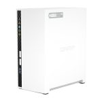 QNAP TS-233 NAS Torre blanco con procesador Cortex-A55, 2 GB de RAM y 12 TB de almacenamiento. SKU: K/TS-233+2XMN10ADA600S