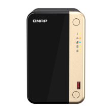QNAP TS-264 NAS modelo torre con procesador Intel Celeron N5095, 8 GB de RAM y 16 TB de almacenamiento. SKU: K/TS-264-8G+2XMN10ADA800S.